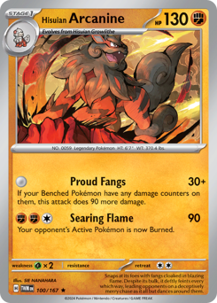 Arcanine di Hisui 100/226 NM (ITA)