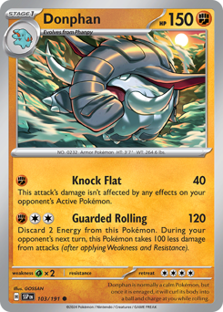 Donphan 103/252 Reverse NM (ITA)