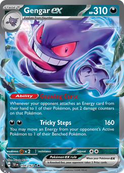 Gengar-ex 104/218 Reverse NM (ITA)