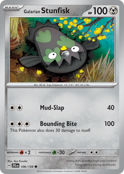 Stunfisk di Galar 106/190 Reverse NM (ITA)