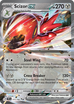 Scizor-ex 111/218 Reverse NM (ITA)
