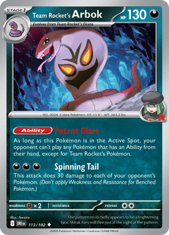 Arbok del Team Rocket 113/244 NM (ITA)