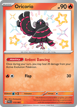Oricorio 113/245 NM (ITA)