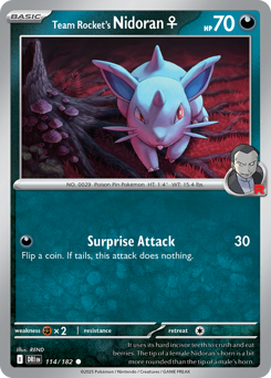 Nidoran♀del Team Rocket 114/244 NM (ITA)