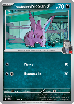 Nidoran♂del Team Rocket 117/244 NM (ITA)