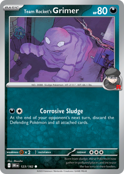 Grimer del Team Rocket 123/244 Reverse NM (ITA)