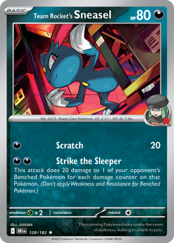 Sneasel del Team Rocket 128/244 NM (ITA)