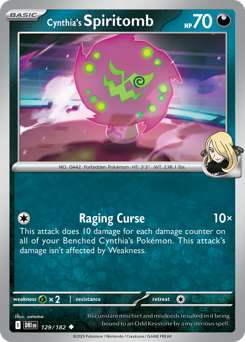 Spiritomb di Camilla 129/244 NM (ITA)