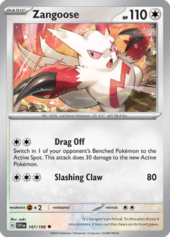 Zangoose 147/198 Reverse NM (ITA)