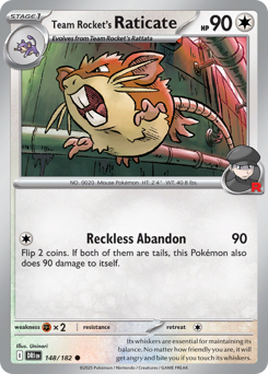 Raticate del Team Rocket 148/244 NM (ITA)