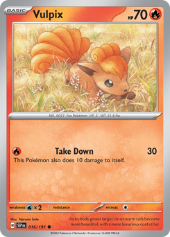 Vulpix 016/252 Reverse NM (ITA)