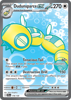 Dudunsparce-ex 178/190 NM (ITA)