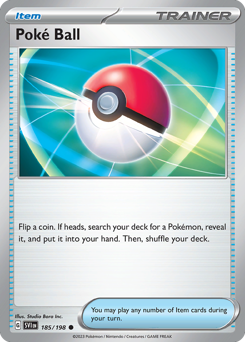 Poké Ball 185/198 Reverse NM (ITA)