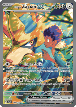 Zacian-ex di Hop 186/190 NM (ITA)