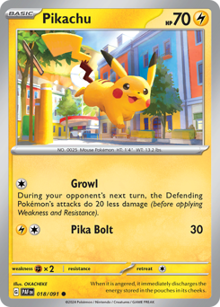 Pikachu 018/245 Reverse NM (ITA)