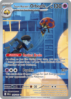 Orbeetle del Team Rocket 198/244 NM (ITA)