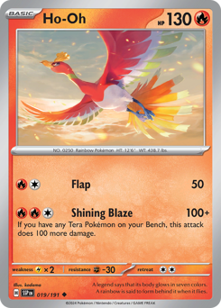 Ho-Oh 019/252 Reverse NM (ITA)