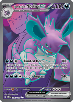 Nidoking-ex del Team Rocket 216/244 NM (ITA)