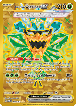Ogerpon Maschera Turchese-ex 221/226 NM (ITA)