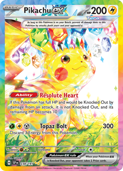 Pikachu-ex 238/252 NM (ITA)