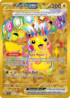 Pikachu-ex 247/252 NM (ITA)