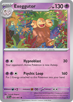 Exeggutor 024/245 Reverse NM (ITA)