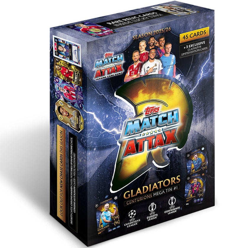 Match Attax Gladiator Champions League 25/26 Mega Tin Random (ITA)