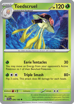Toedscruel 026/198 Reverse NM (ITA)