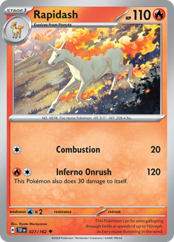 Rapidash 027/218 Reverse NM (ITA)