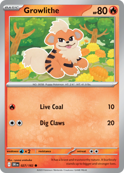 Growlithe 027/244 NM (ITA)
