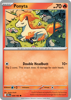 Ponyta 029/244 Reverse NM (ITA)