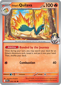 Quilava di Armonio 033/244 Reverse NM (ITA)