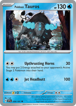 Tauros di Paldea 039/252 NM (ITA)