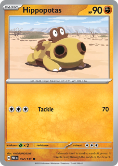 Hippopotas 052/180 Poké Ball NM (ITA)