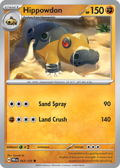 Hippowdon 053/180 Poké Ball NM (ITA)