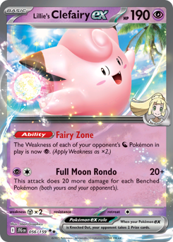 Clefairy-ex di Lylia 056/190 Reverse NM (ITA)