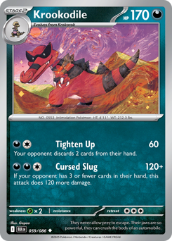 Krookodile 059/172 Master Ball NM (ITA)