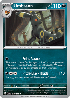 Umbreon 059/180 Master Ball NM (ITA)
