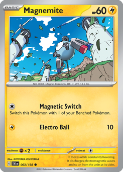 Magnemite 063/198 Reverse NM (ITA)