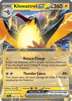 Kilowattrel-ex 068/252 Reverse NM (ITA)