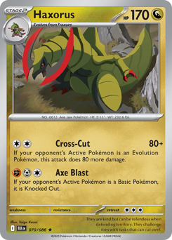 Haxorus 070/172 Master Ball NM (ITA)