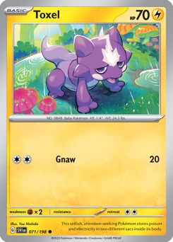 Toxel 071/198 Reverse NM (ITA)