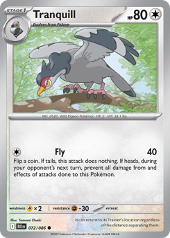 Tranquill 072/172 Master Ball NM (ITA)