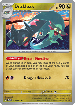 Drakloak 072/180 Poké Ball NM (ITA)