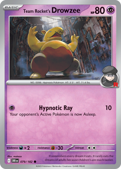 Drowzee del Team Rocket 079/244 NM (ITA)