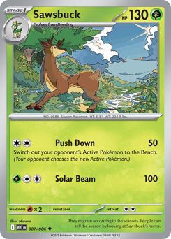 Sawsbuck 007/173 Poké Ball NM (ITA)