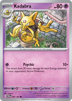 Kadabra 081/226 Reverse NM (ITA)