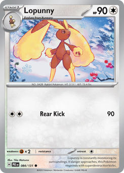 Lopunny 084/180 Poké Ball NM (ITA)