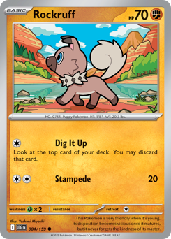 Rockruff 084/190 Reverse NM (ITA)