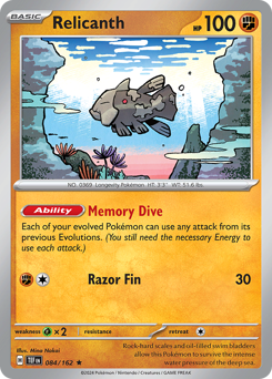Relicanth 084/218 Reverse NM (ITA)